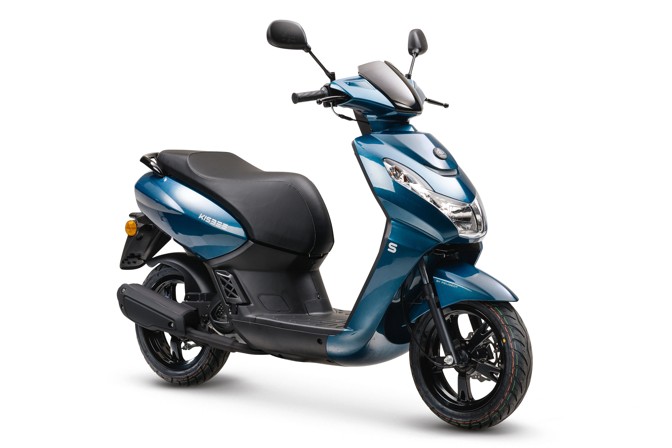 Peugeo Kisbee S River blue De Peugeot Kisbee S is scherp geprijsd leverbaar bij de enige officiële Peugeot dealer van Alphen aan den Rijn; Van der Louw tweewielers.