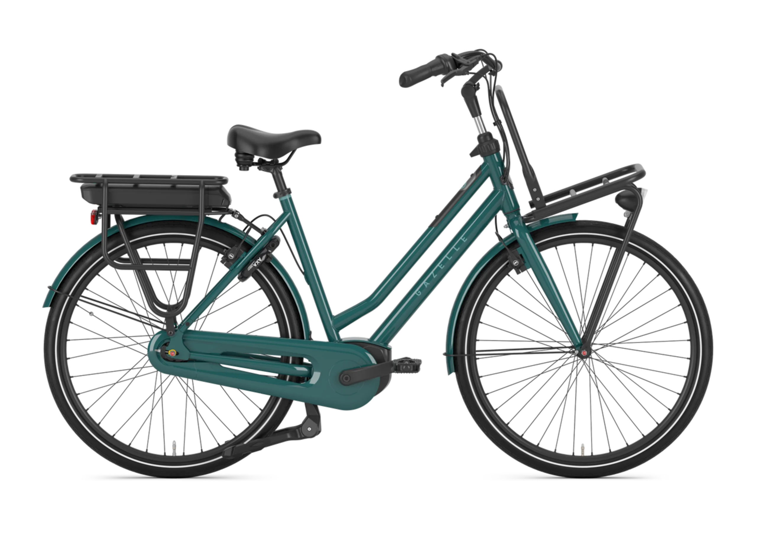 De Gazelle Heavy Duty C7+ HMB '24 is scherp geprijsd leverbaar bij de enige officiële Gazelle Premium dealer van Alphen aan den Rijn; Van der Louw tweewielers.