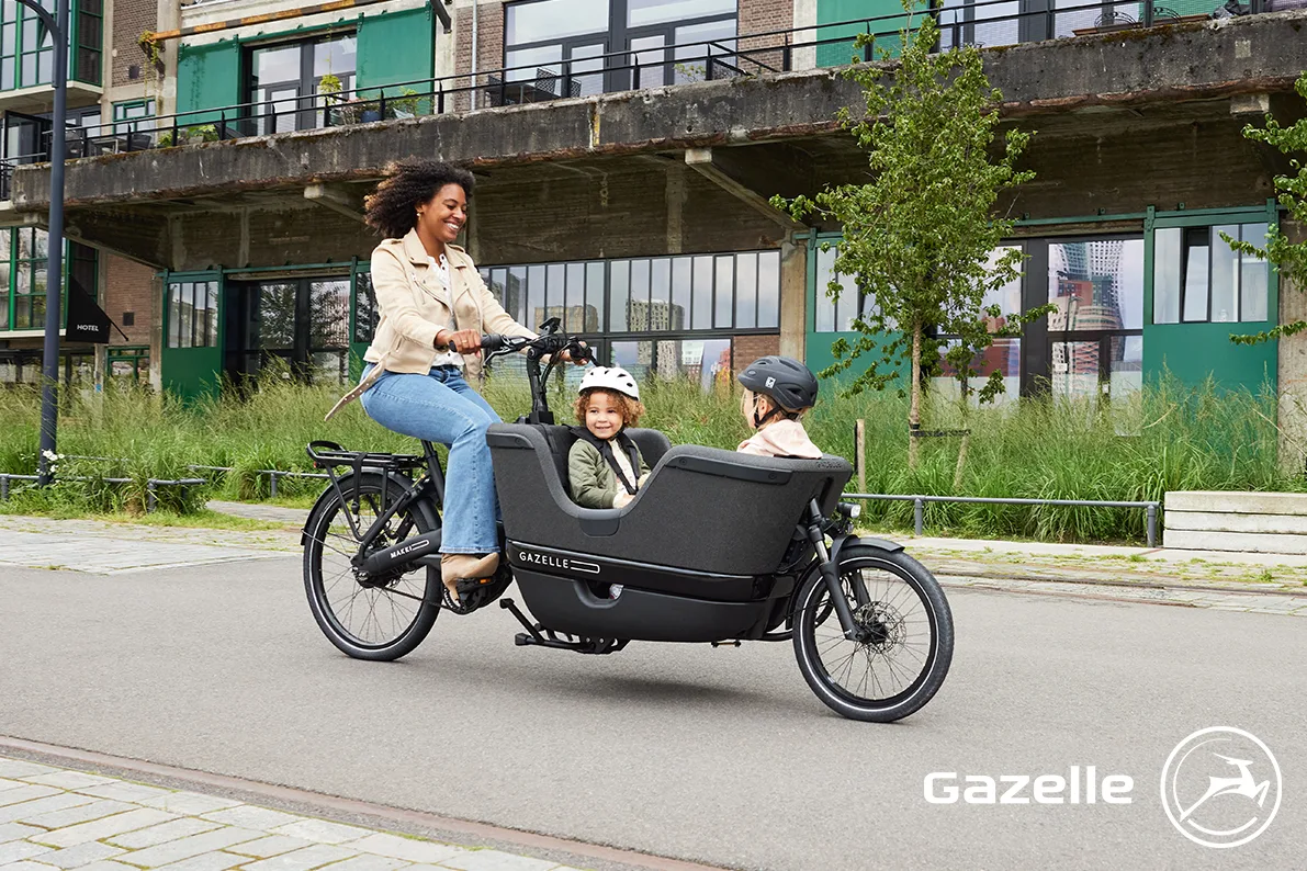Banner Gazelle bakfietsen