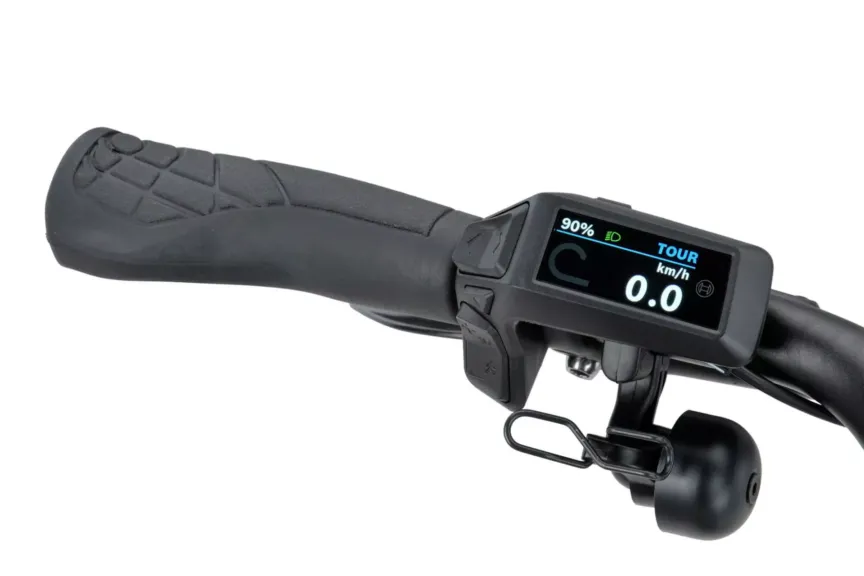 Het Bosch Purion 200 display is gebruiksvriendelijk, met een verlicht scherm en twee knoppen voor snel schakelen tussen standen. Op het Purion 200 display lees je eenvoudig de accustatus, snelheid, rijmodus en meer af